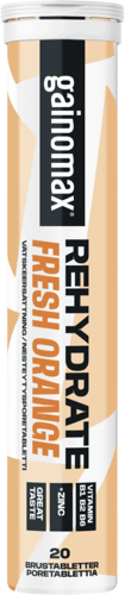 Gainomax Rehydrate Nesteytysporetabletti Fresh Orange