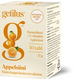 Gefilus + C Appelsiini Maitohappobakteeri