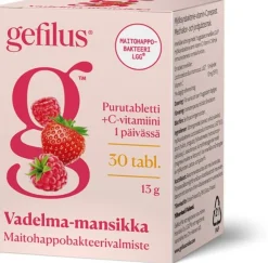 Gefilus + C Vadelma-Mansikka Maitohappobakteeri