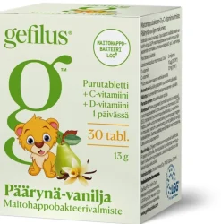 Gefilus + D Päärynä-Vanilja Maitohappobakteeri