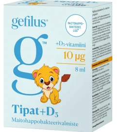 Gefilus Tipat + D3-vitamiini