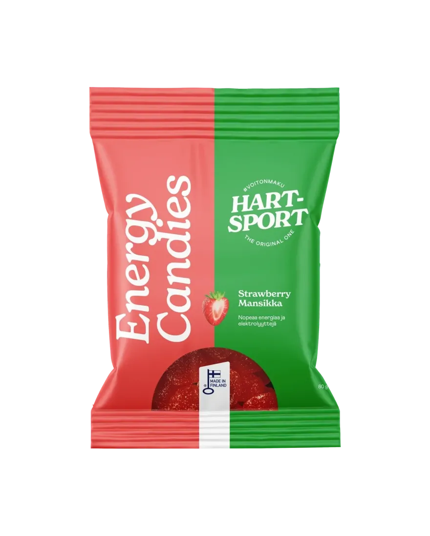 Hart-Sport Energy Candies Mansikka (Parasta ennen 15.10.2026)