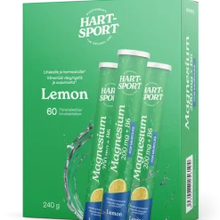 Hart-Sport Magnesium + B6 Poretabletti Sitruuna