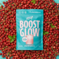 Heey! Boost & Glow Creatine + Coll-egan®, Wild Strawberries