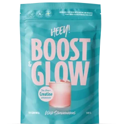 Heey! Boost & Glow Creatine + Coll-egan®, Wild Strawberries