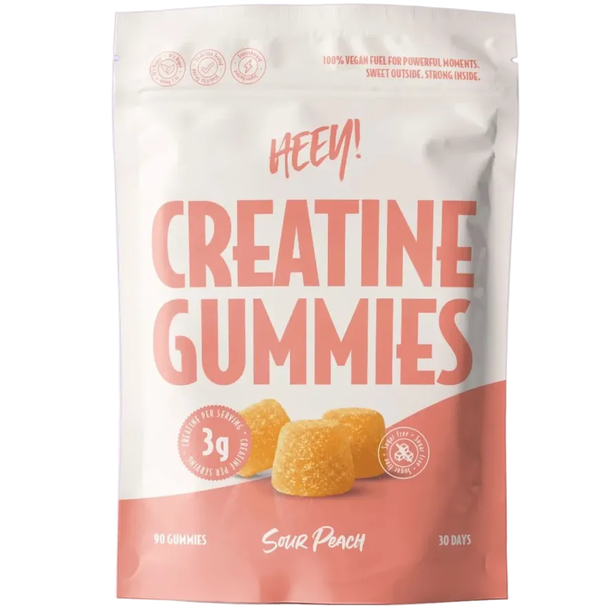 Heey! Creatine Gummies Sour Peach