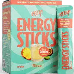 Heey! Energy Sticks Caffeine + Guarana Tropical