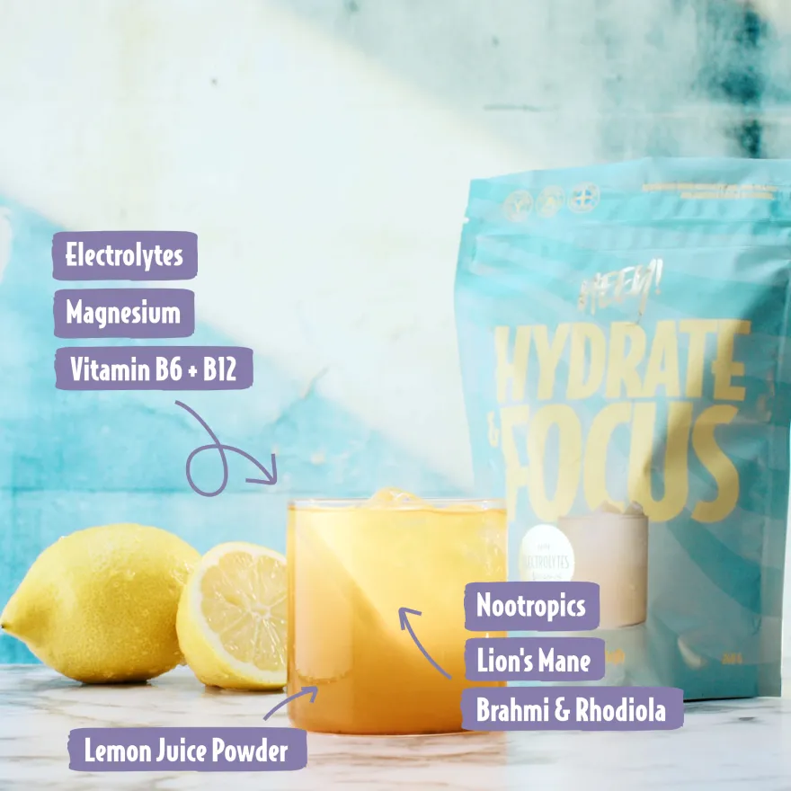 Heey! Hydrate & Focus Electrolytes Lemon