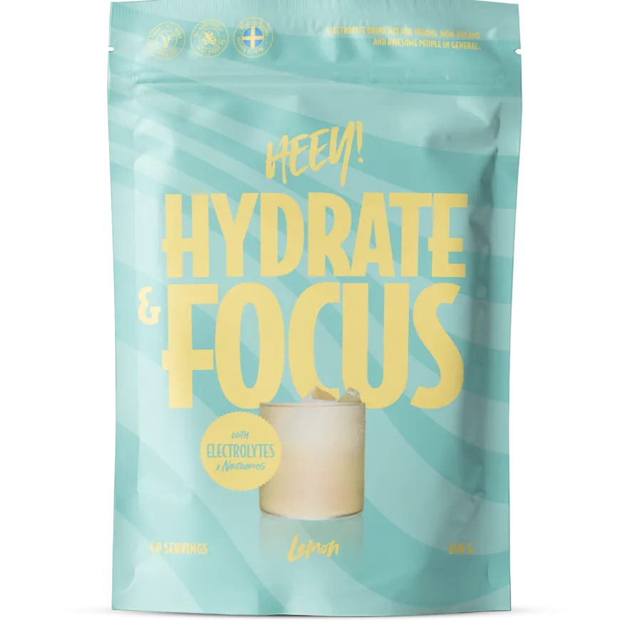 Heey! Hydrate & Focus Electrolytes Lemon
