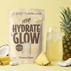 Heey! Hydrate & Glow Electrolytes + Coll-egan® Pineapple Coconut