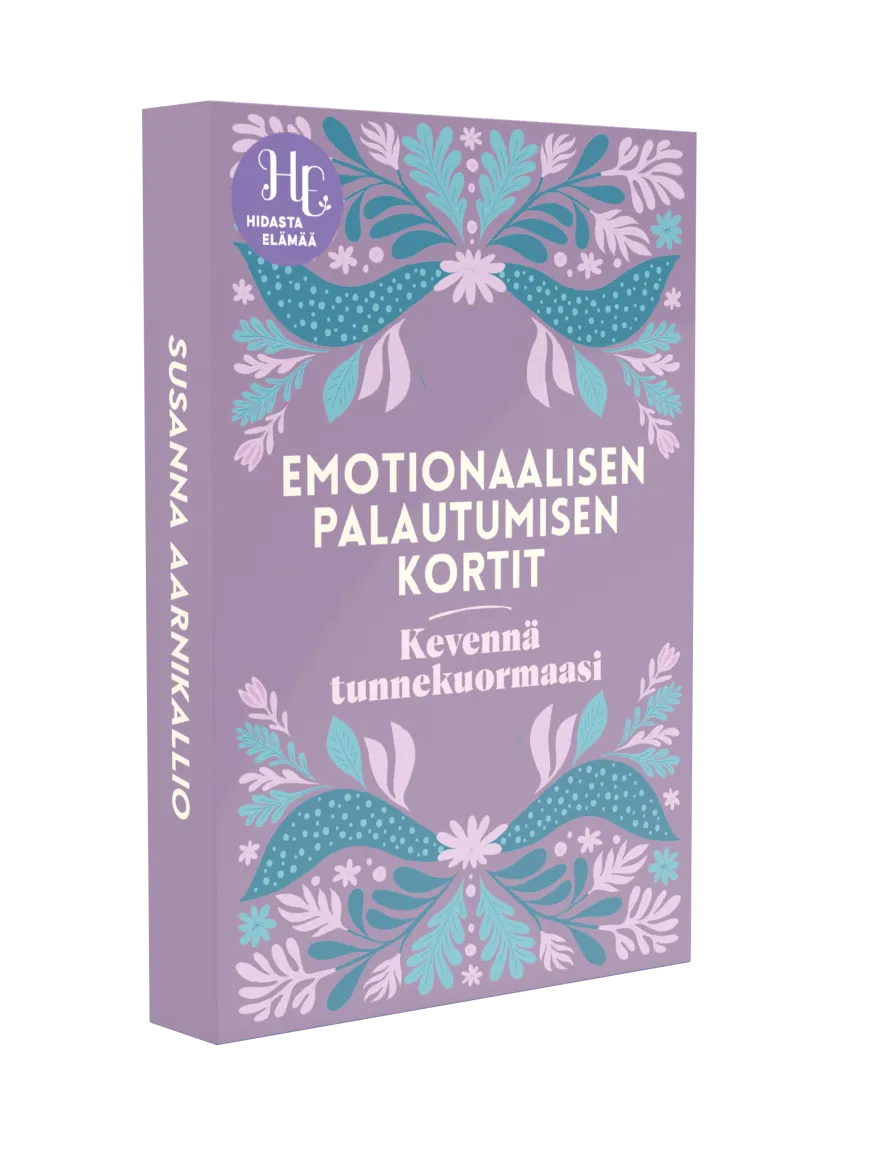 Hidasta Elämää Emotionaalisen palautumisen kortit
