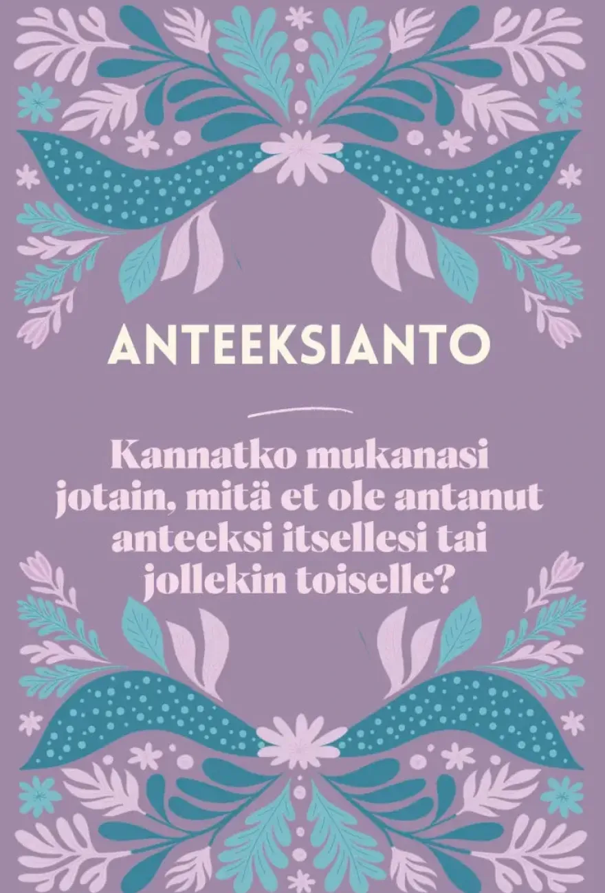 Hidasta Elämää Emotionaalisen palautumisen kortit
