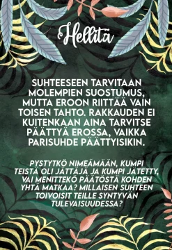 Hidasta Elämää Erohehku-kortit