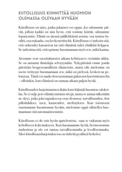 Hidasta Elämää Kiitollisuuspäiväkirja – Hyvän elämän hippusia