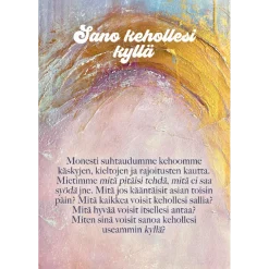 Hidasta Elämää Lempeyttä keholle kortit