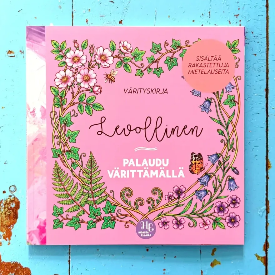 Hidasta Elämää Levollinen Värityskirja