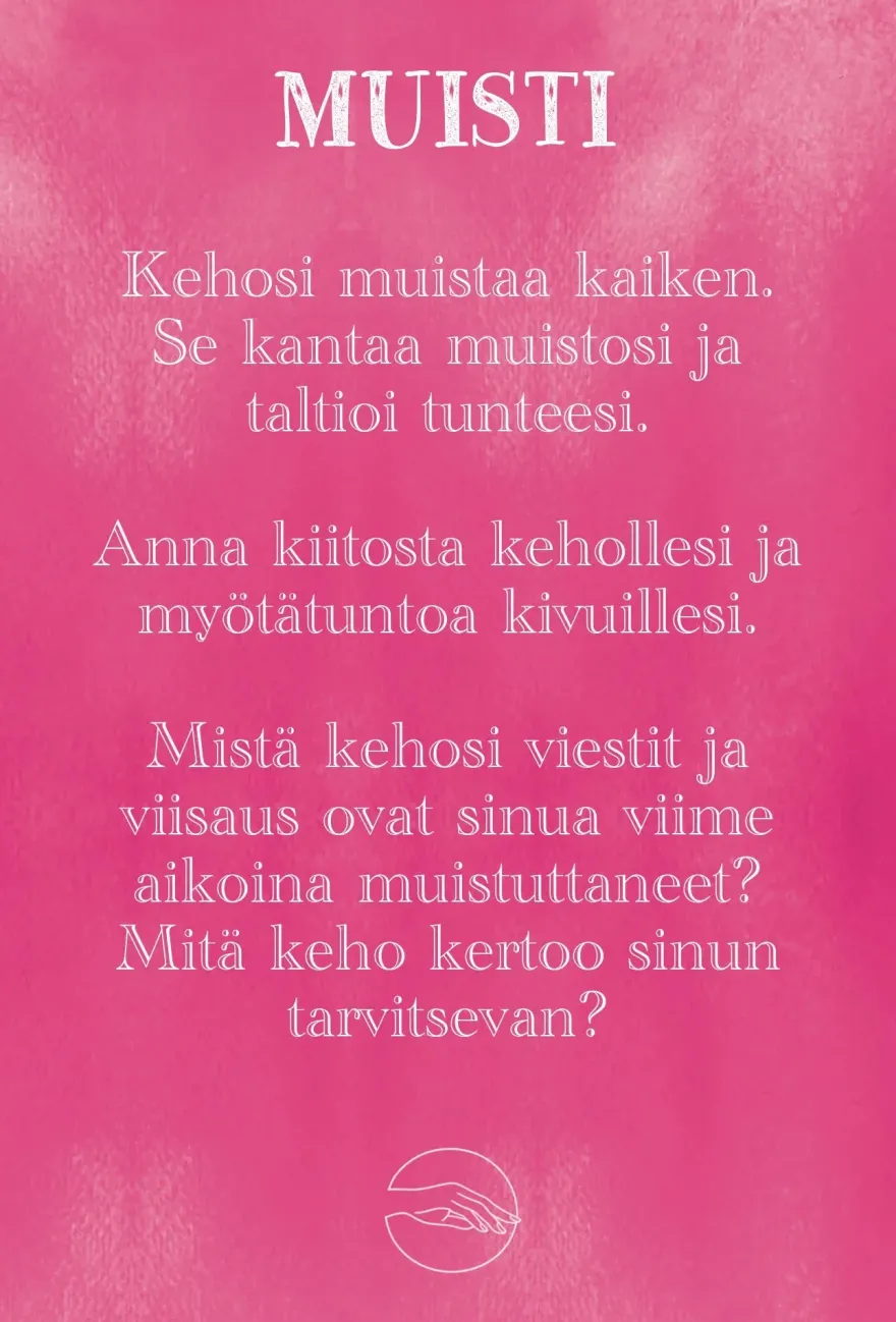 Hidasta Elämää Lupa olla enemmän -kortit
