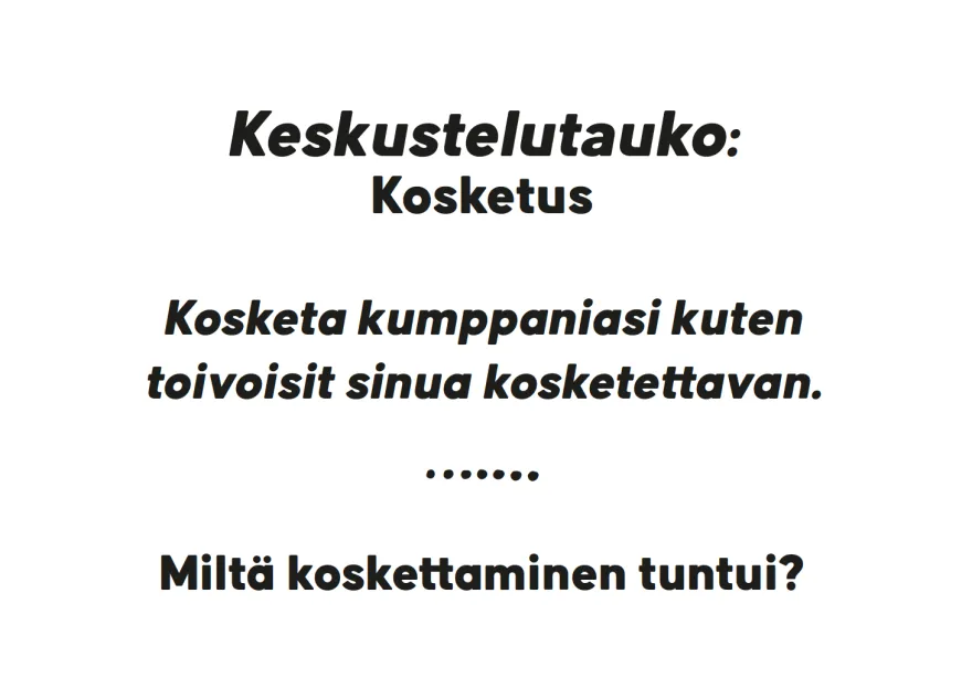 Hidasta Elämää Parisuhteen Keskustelukortit - Läheisyys ja Seksi
