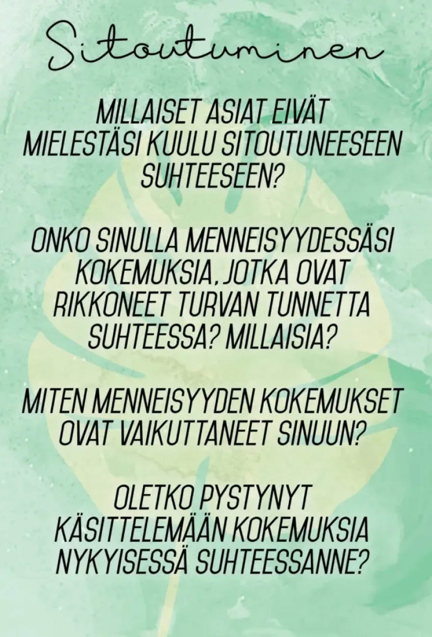 Hidasta Elämää Parisuhteen Keskustelukortit 2