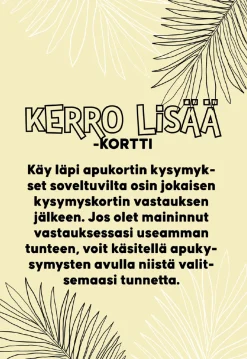 Hidasta Elämää Puhutaan Tunteista -kortit