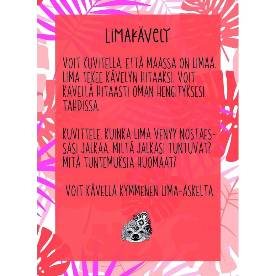 Hidasta Elämää Rauhoittumiskortit