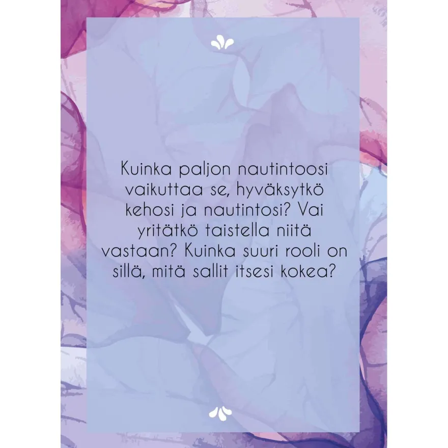 Hidasta Elämää Seksuaalisen nautinnon kortit