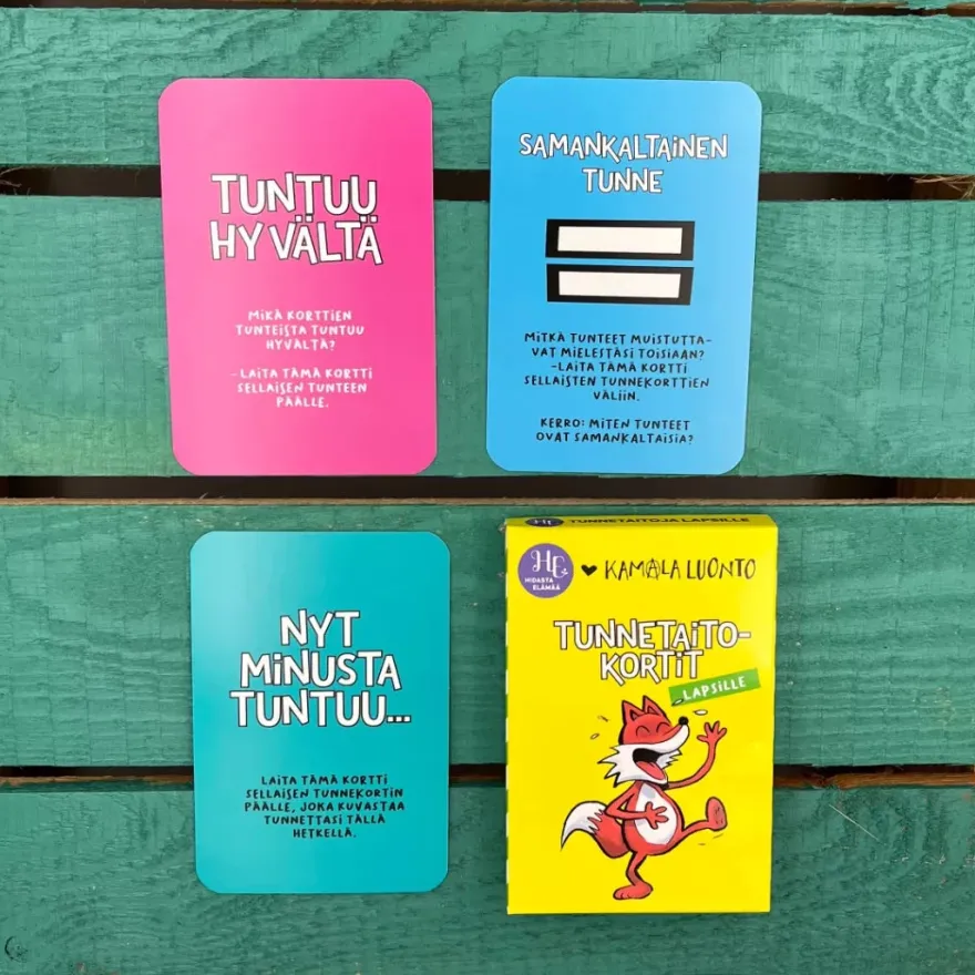 Hidasta Elämää Tunnetaitokortit Lapsille