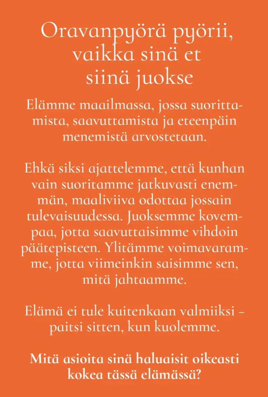 Hidasta Elämää Tunnollisen suorittajan kapinointikortit