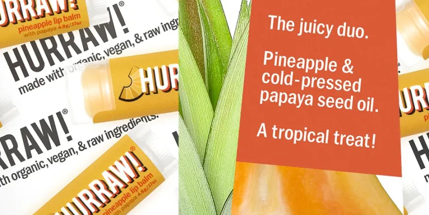 Hurraw! Huulivoide Ananas