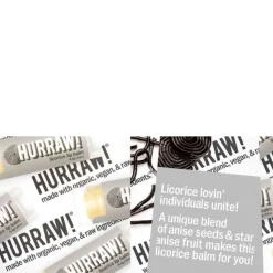 Hurraw! Huulivoide Lakritsi