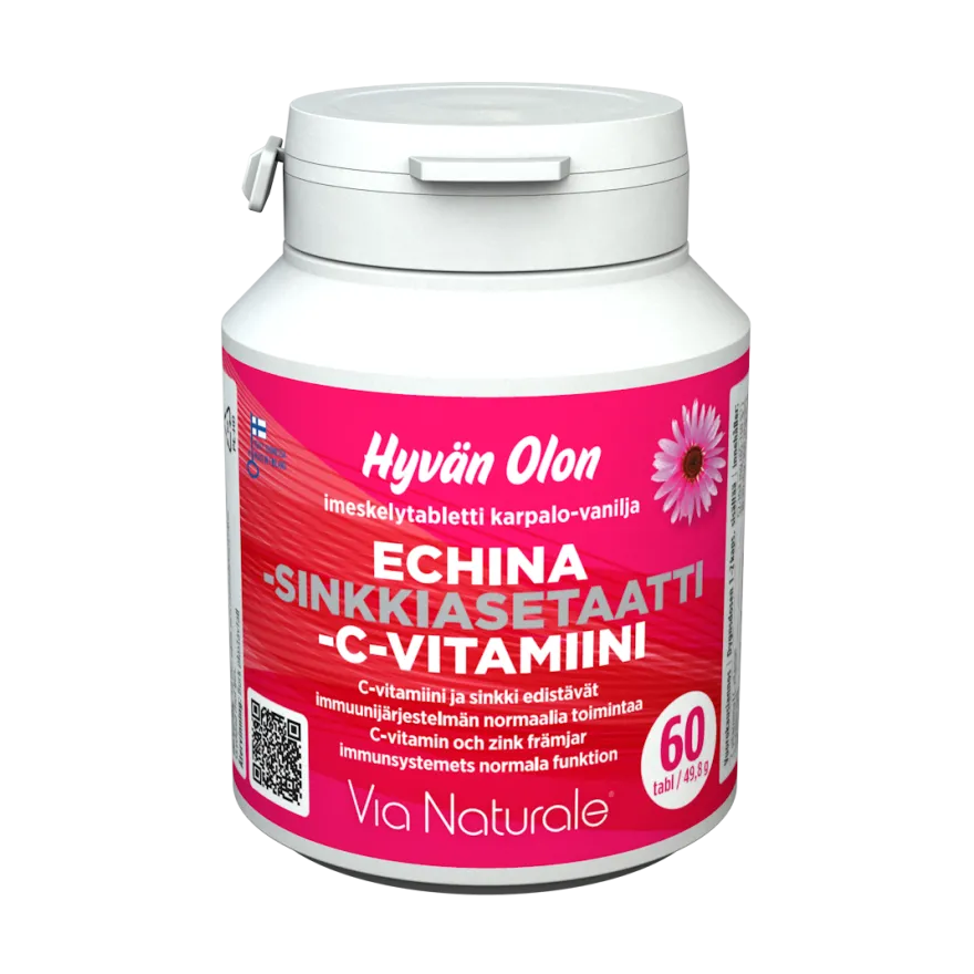Hyvän Olon Echina Sinkkiasetaatti C-vitamiini