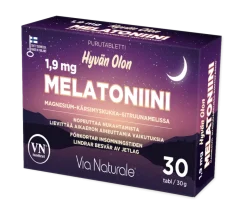 Hyvän Olon Melatoniini 1,9 mg + Magnesium + B6
