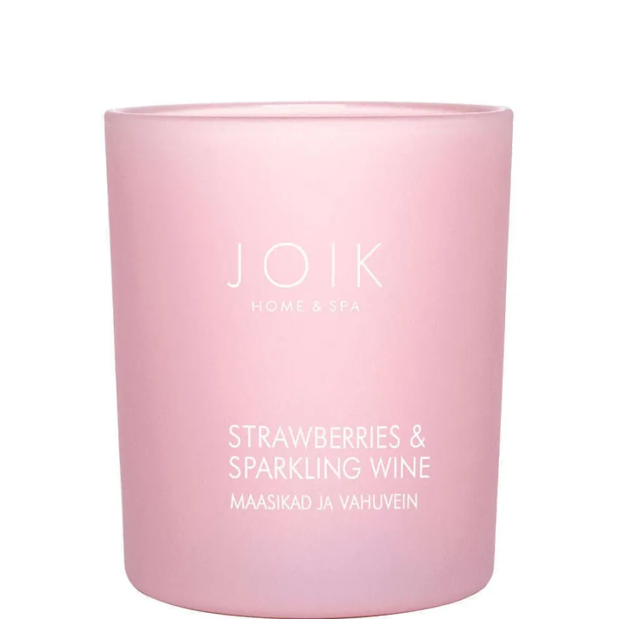 JOIK Home & Spa Tuoksukynttilä Strawberries & Sparkling Wine