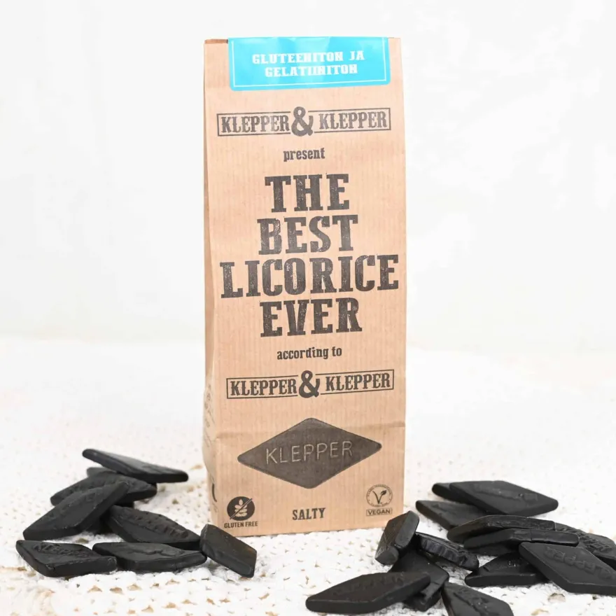 Klepper & Klepper Gluteeniton Lakritsi Salty