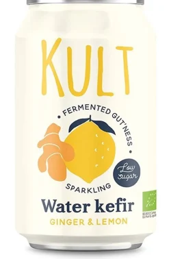 Kult Luomu Vesikefiirijuoma Inkivääri & Sitruuna