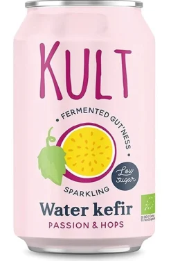 Kult Luomu Vesikefiirijuoma Passion & Humala