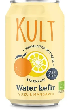 Kult Luomu Vesikefiirijuoma Yuzu & Mandariini