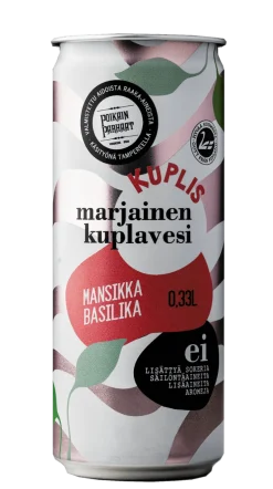 Kuplis Marjainen Kuplavesi Mansikka-Basilika