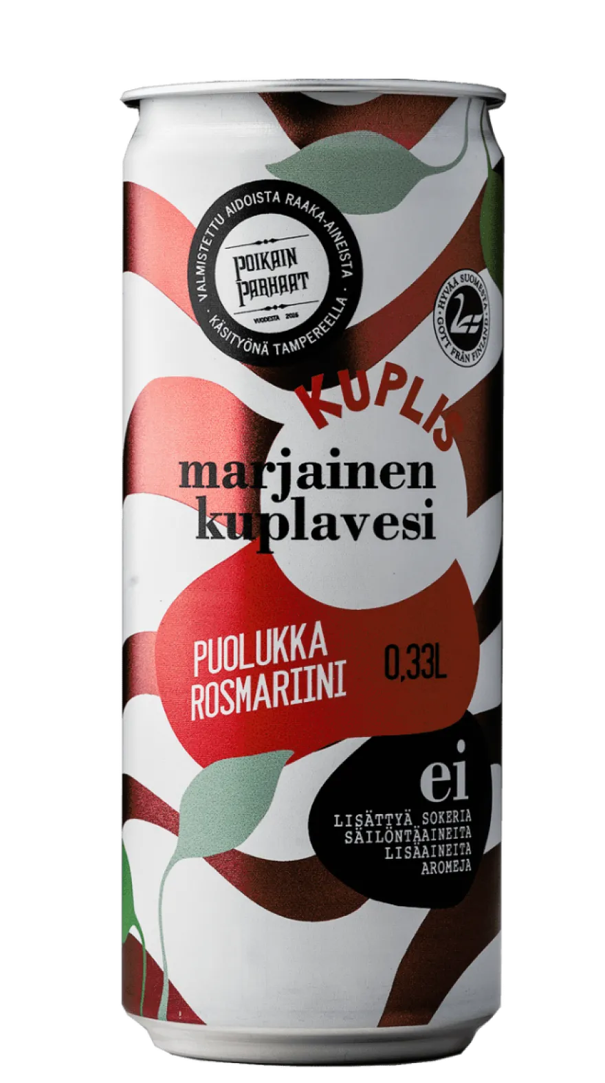 Kuplis Marjainen Kuplavesi Puolukka-Rosmariini