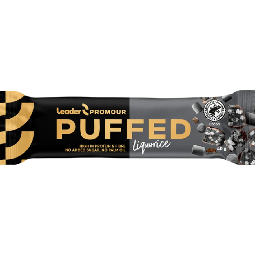 Leader Promour Puffed Liquorice