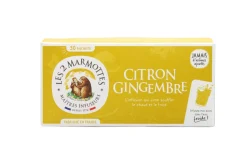Les 2 Marmottes Citron Gingembre Yrttitee (Parasta ennen 30.11.2026)