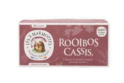 Les 2 Marmottes Rooibos Cassis Luomu Yrttitee (Parasta ennen 31.08.2026)
