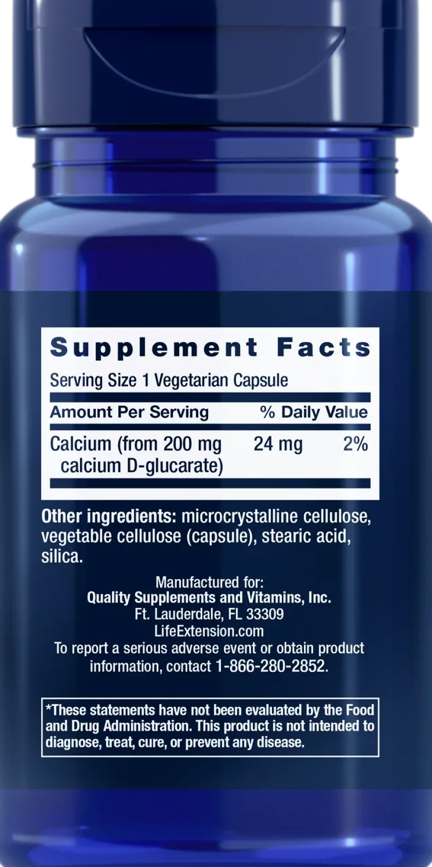 Life Extension Calcium D-Glucarate