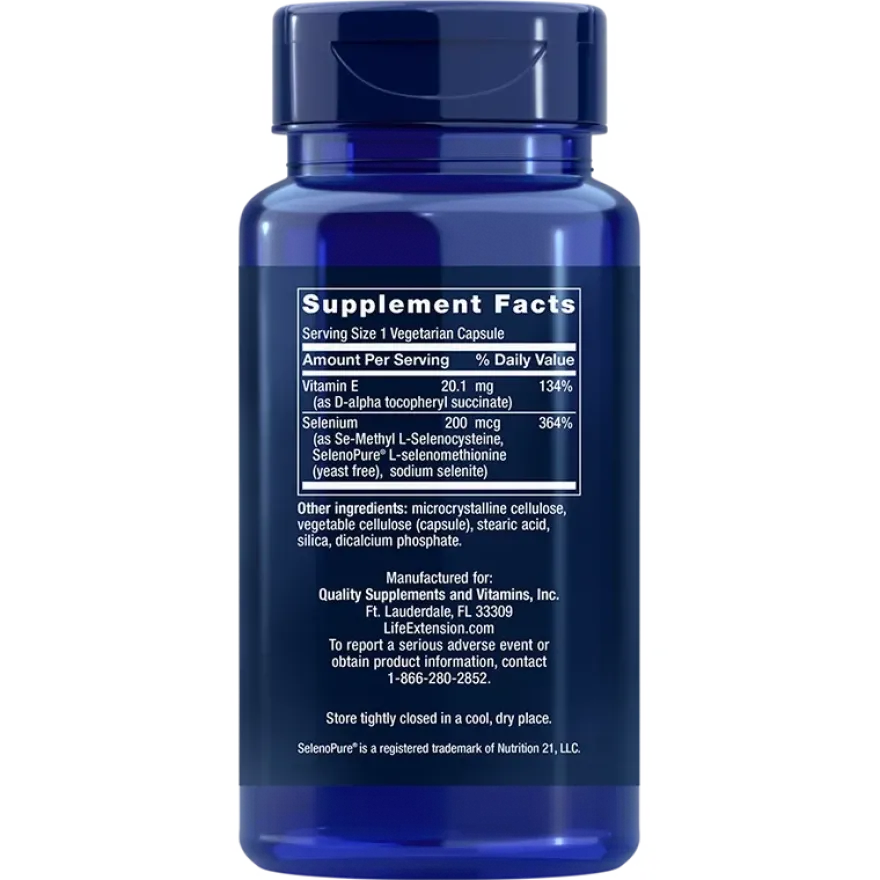 Life Extension Super Selenium Complex & Vitamin E