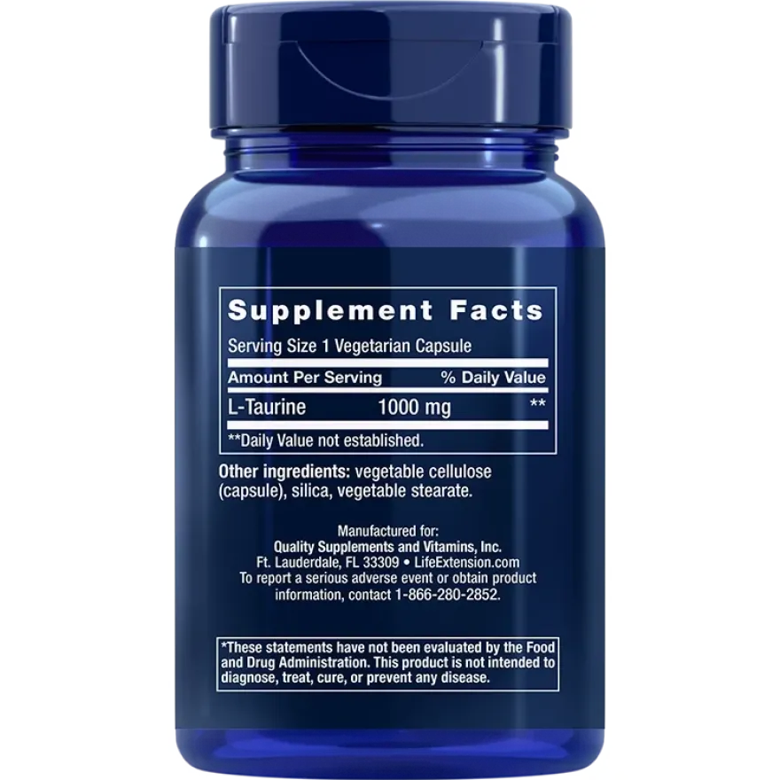 Life Extension Taurine 1000 mg