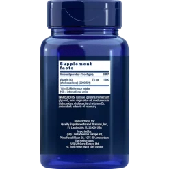 Life Extension Vitamin D3 75 mikrog