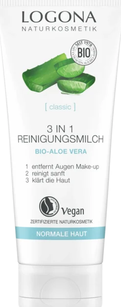 Logona Classic 3 in 1 Puhdistusmaito