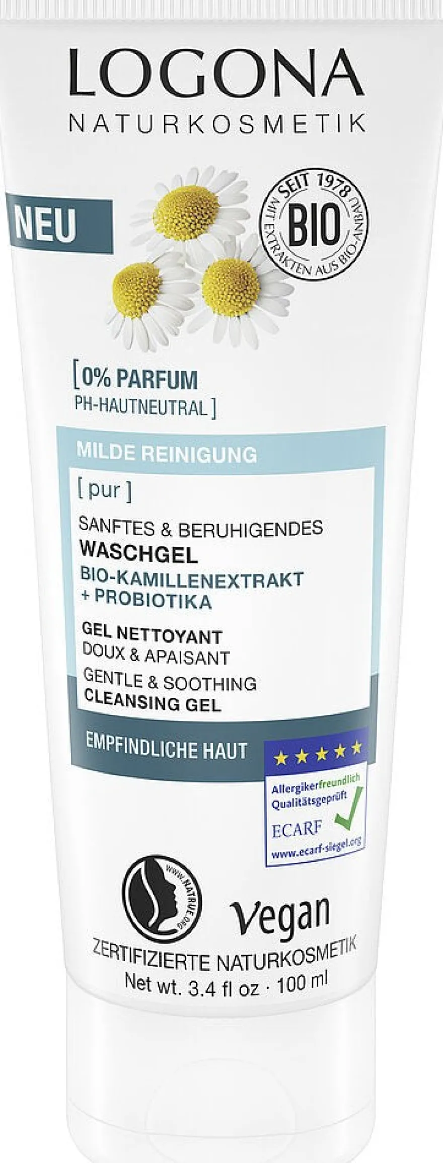 Logona Pur Gentle & Soothing Pesugeeli
