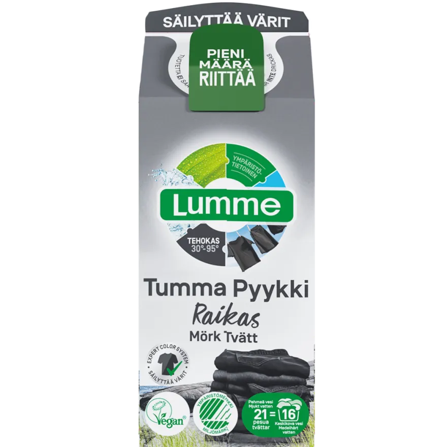 Lumme Pyykinpesuneste Tumma Pyykki Raikas