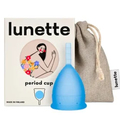 Lunette Kuukautiskuppi Sininen